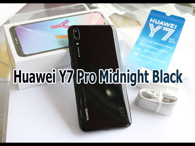 Unboxing Huawei Y7 Pro 2019 Midnight Black color