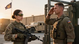 Elle était simplement en poste à la porte — jusqu'à ce qu'un commandant des SEAL la salue en prem...