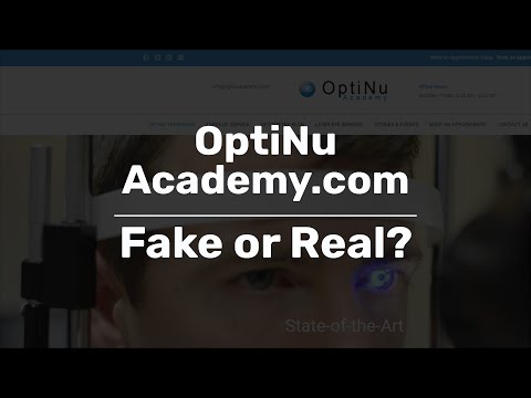 OptiNu Academy | Fake or Real? » Fake Website Buster