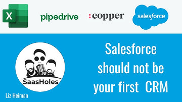 Salesforce should not be your first CRM