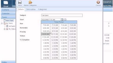 How to create tasks in SmarterMail.avi