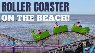 Roller Coaster On The Beach! Riding The Little Dipper In Cleethorpes