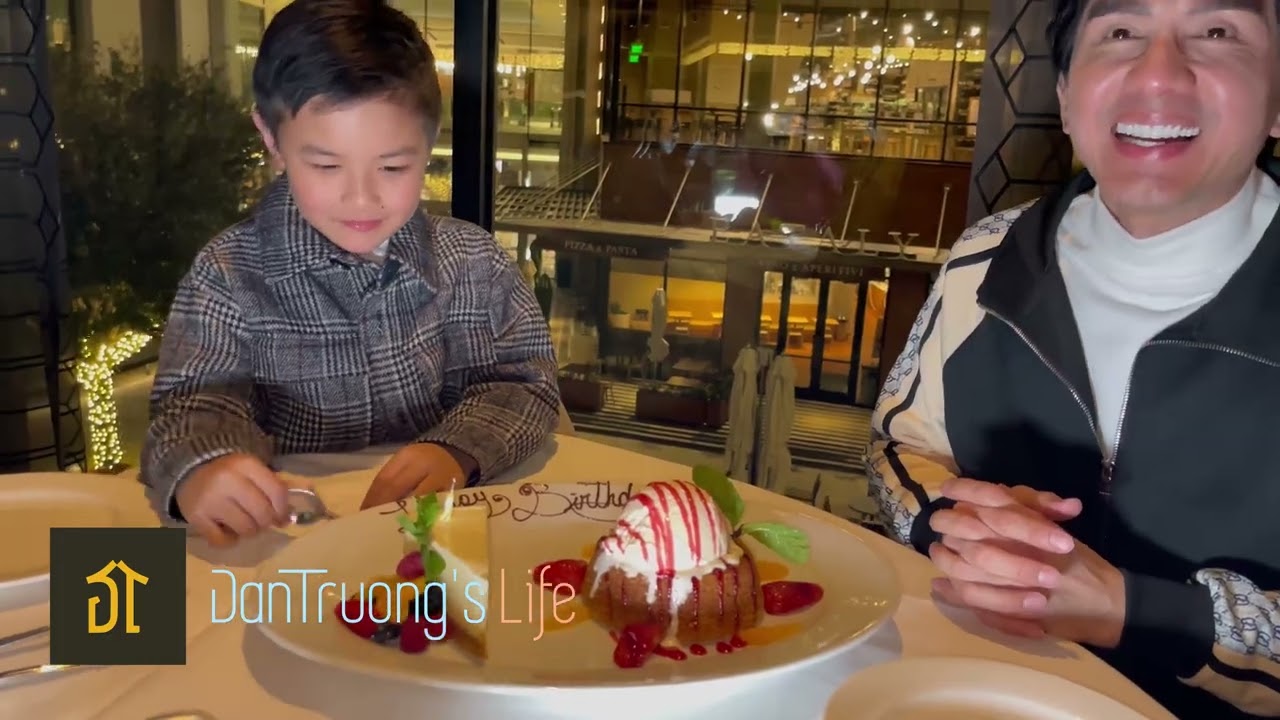 Đan Trường ăn mừng sinh nhật Thiên Từ tròn 6 Tuổi