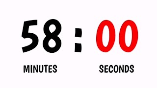 58 Minutes Countdown Timer