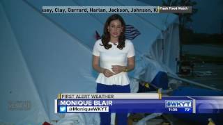 Tornado damages Walmart in Louisa, Ky on July 4, 2016