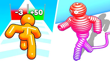 Tall Man Run vs Rope Man Run 🌊🦢 Max Level Gameplay Walkthrough Android iOS 8KL3