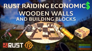 Rust Raiding Economics - Wooden walls and building blocks