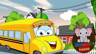 The Wheels On The Bus | Nursery Rhymes & Kids Songs | MoosooTv Funzone