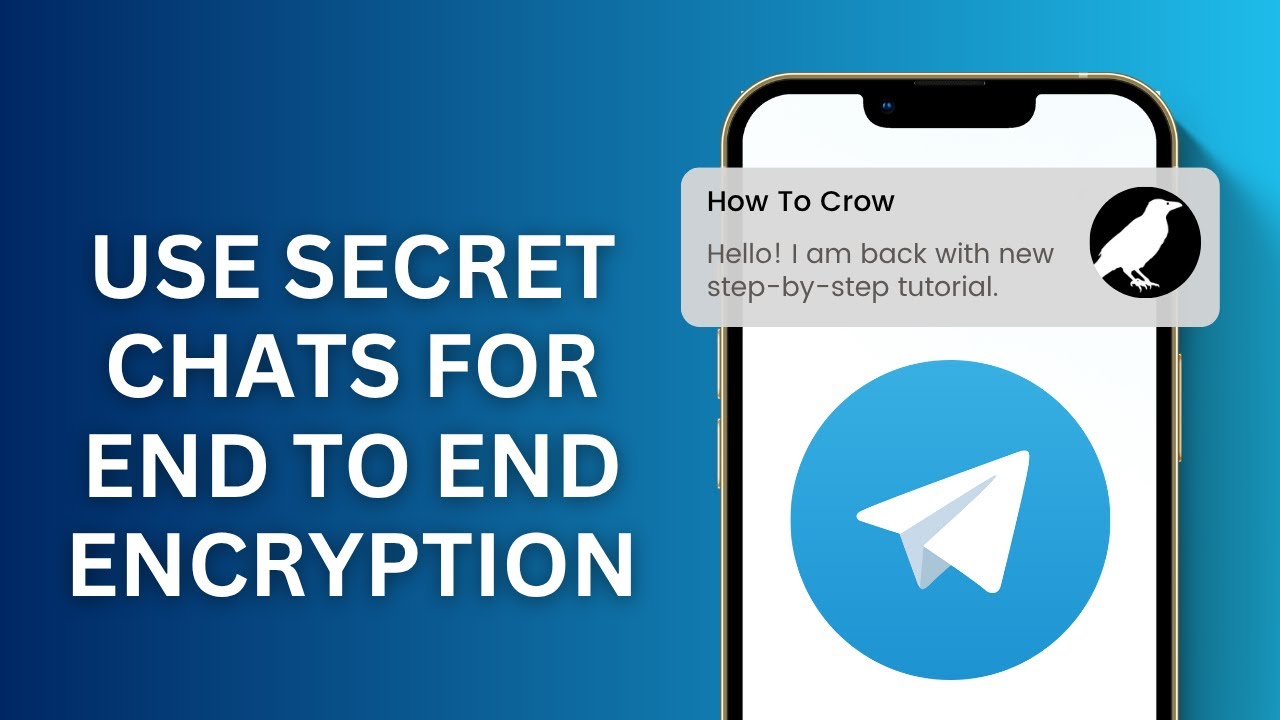 How to Use Secret Chats for End to End Encryption on Telegram - YouTube