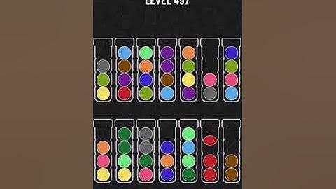 【Ball Sort Puzzle】Level.497