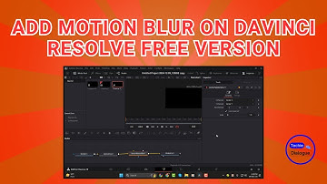 How to Add Motion Blur on Davinci Resolve Free Version