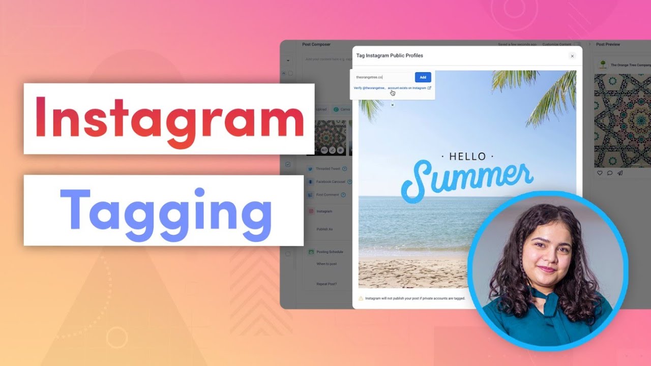 How to Add Instagram Tags to Posts - YouTube