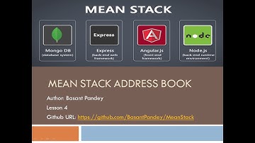(4/6) Mean Stack: AngularJs & Mongodb connection