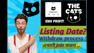 Cats Airdrop Criteria Final Update | Cats Airdrop Season 1 Snapshot | Cats Withdrawal