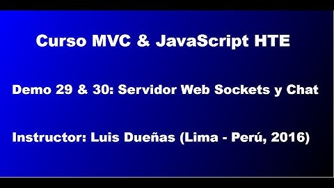 Curso MVC & JavaScript HTE - Demo 29 & 30