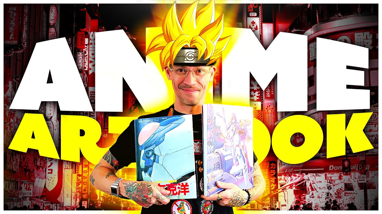 Showing off some of the best Anime Art Books in Japan! - YouTube
