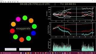 Lyfting for Science Live Data Stream: Hybrid-Quantum Computing Time Dilation Clock