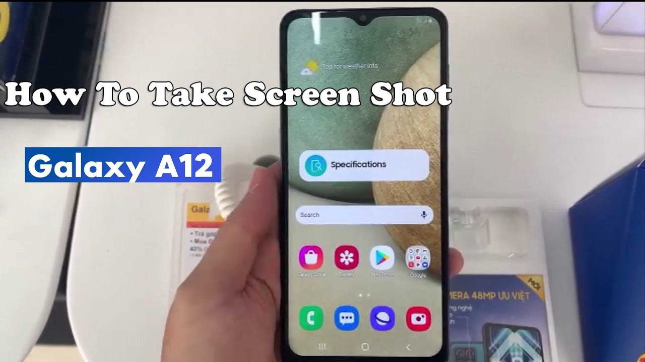 Cara screenshot samsung a12