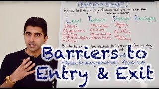 Y2 10) Barriers to Entry and Exit (Sources of Monopoly Power)