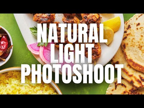 Food Photography in Natural Light | BEHIND THE SCENES