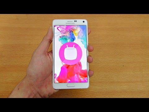 Samsung Galaxy Note 4 공식 Android 6.0.1 마시멜로 검토! (4K)