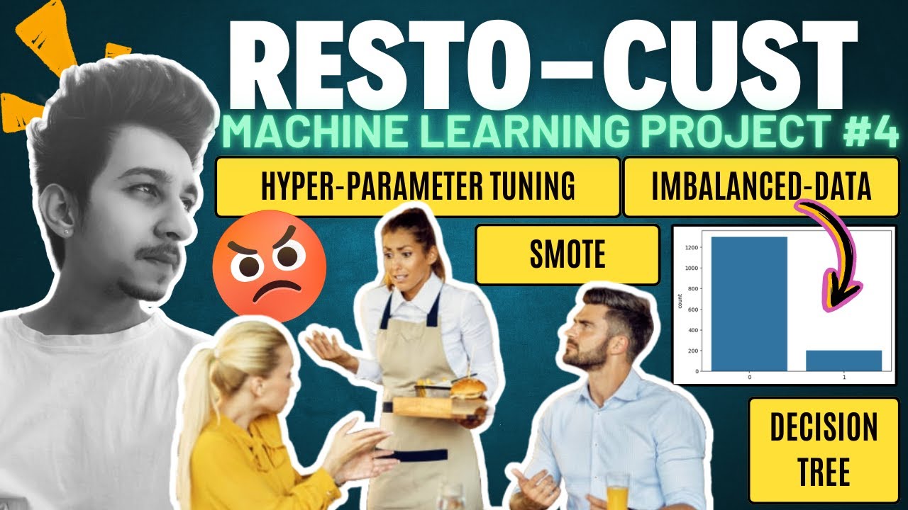 🍽️Restaurant Customer Satisfaction : SMOTE, Decision Tree, GridSearchCV , Imbalanced Data🤖