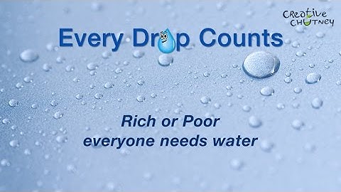 Every Drop Counts