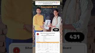 congratulations 🎊 👏 💐 🥳 #biharresults #toper #result #video