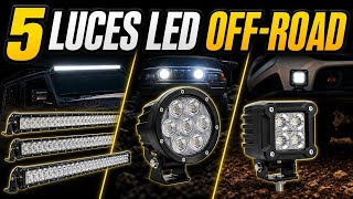 5 Mejores Luces LED Off-Road para 4x4 y Camioneta 2026 | Barra, Faro y Mini Pod