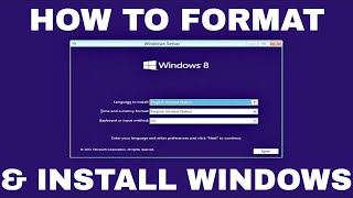 Windows 8.1 Formatting and Clean Installation - YouTube