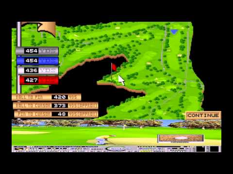 Links The Challenge of Golf PC 1990 Gameplay