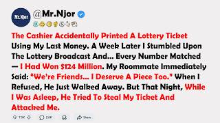 Cashier Gave Me A Lottery Ticket By Mistake, I Won $124M, And My Roommate Tried To Steal It.