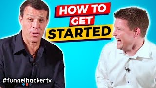 Tony Robbins And Russell Brunson Talk About How To Start An Online Business (Part 1)