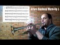 Trumpet warmup arturo sandoval warmups exercise 1 w pedal notes