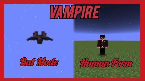 Vampire in Minecraft [Command Block]