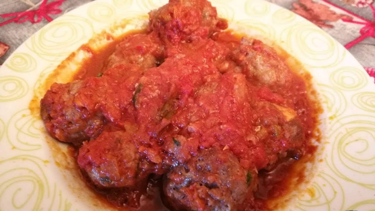 ALBONDIGAS AL VAPOR CON TOMATE/ MOULINEX CUISINE I COMPANION