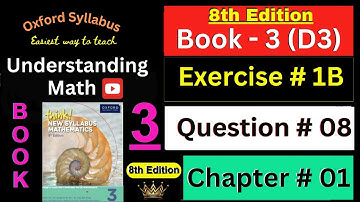 D3 Math Chapter 1 Exercise 1B Question 8 | Mastering Algebraic Fractions | Understanding Math