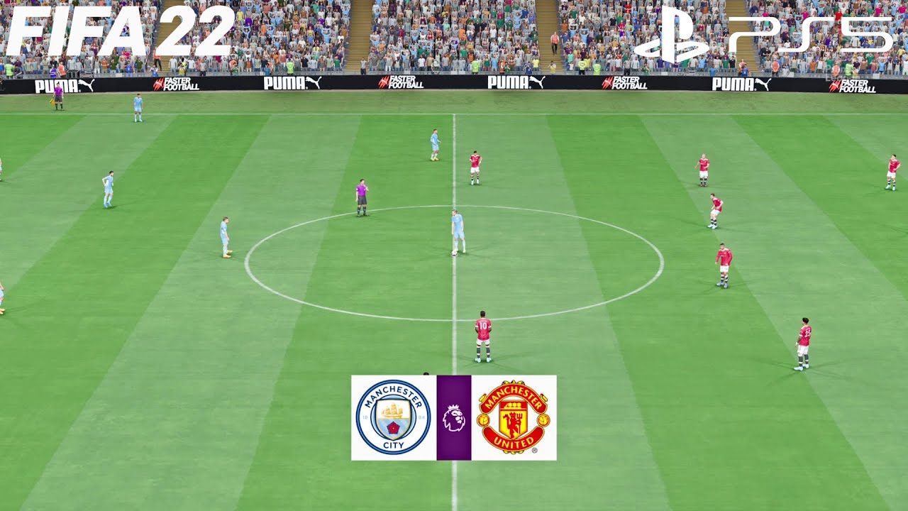 FIFA 22 Manchester City vs Manchester United Premier League Full