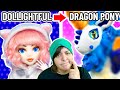 CHANGES COLORS! Turning YouTubers Into Monsters - Dollightful