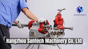 Electric Pipe Threading Machine 1500w Multi Functional Heavy Duty Portable