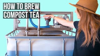 How to Make Compost Tea! [Brewing Process of Edaphic Solutions]