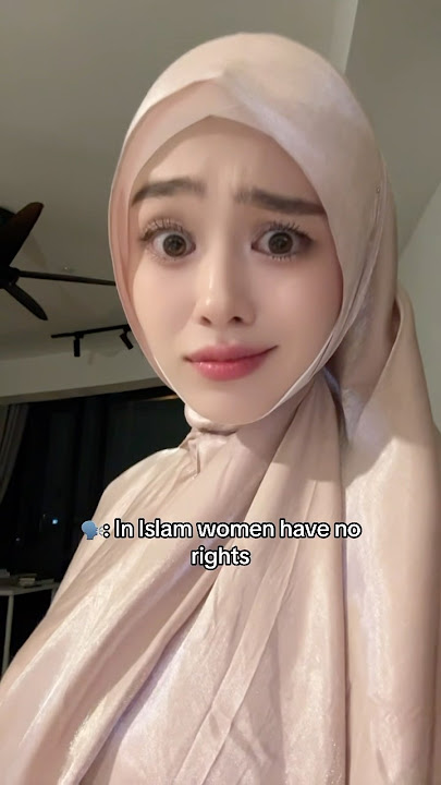 in Islam women have no rights?🤨 #islamicvideo #women #muslim