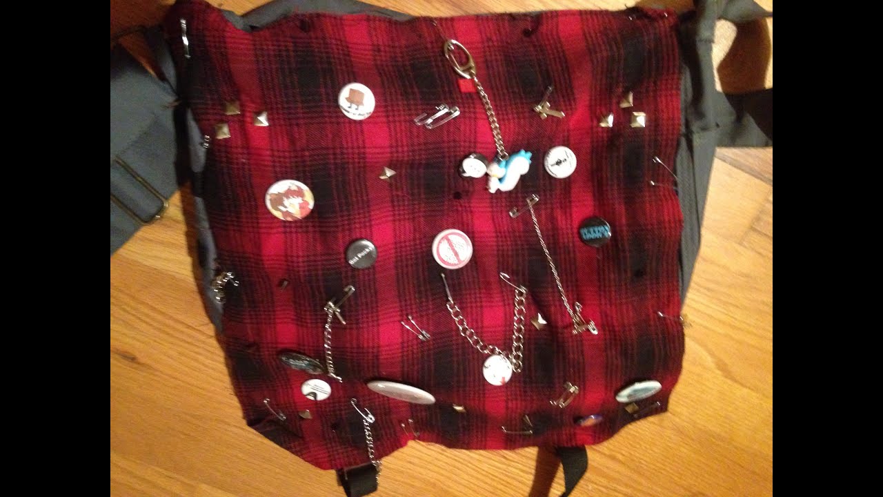 DIY Punk/Visual Kei Messenger Bag