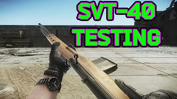 Testing the SVT 40 - Escape From Tarkov