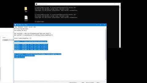 G-IT-SEC - VBS Script #3 Dateien schreiben - verschiedene Methoden