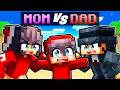 CASH’S MOM vs CASH’S DAD in Minecraft