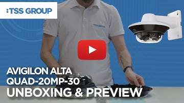Avigilon Alta AVA QUAD-20MP-30 IP kamera | Unboxing & Preview