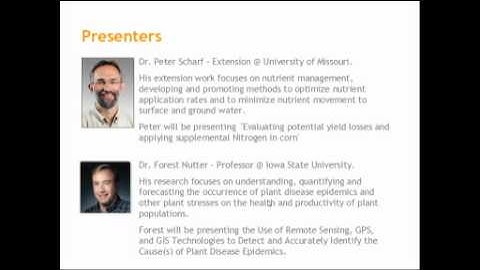 2012 07 20 13 02 Webinar  Session   Applications of Remote Sensing for Crop Management   2