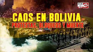 Bolivia en llamas: hay varios muertos y decenas de personas detenidas