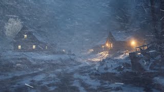 Freezing Blizzard &amp; Frosty Wind Sound for Sleeping - Howling Wind &amp; Blowing Snow